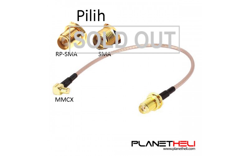 MMCX to SMA / RP-SMA Antenna Pigtail Cable 10cm for RC Drone FPV Racing